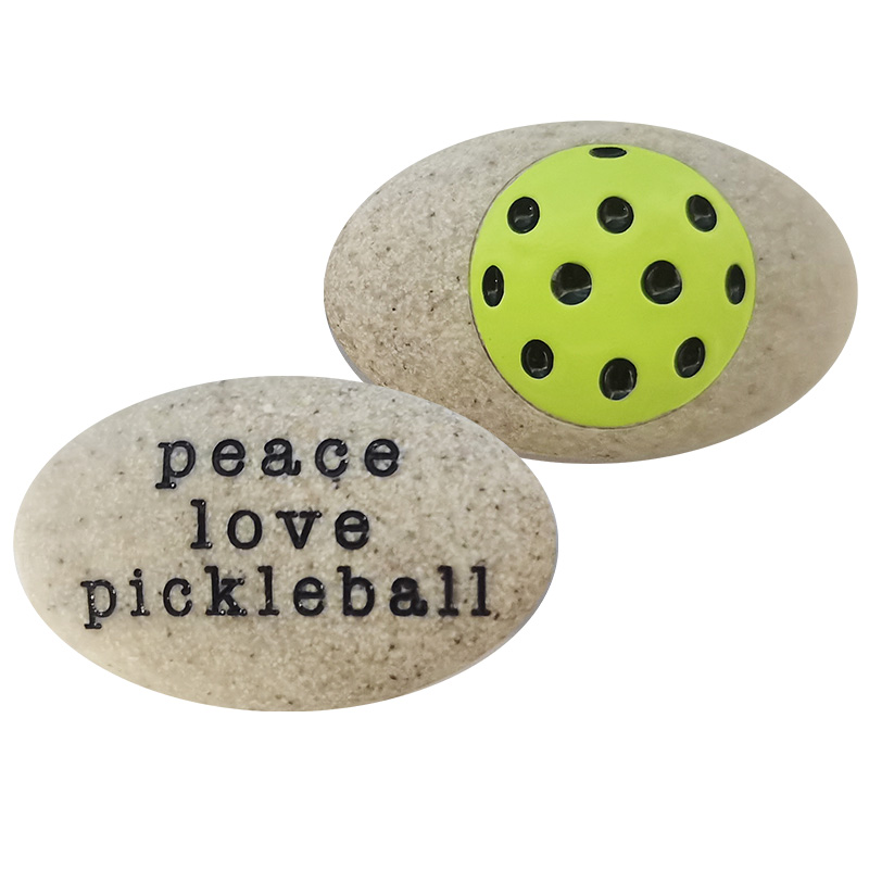 Peace Love Pickleball - Lucky Pickleball Stones