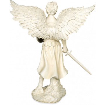 47 inch large saint michael the archangel resin statue figurine